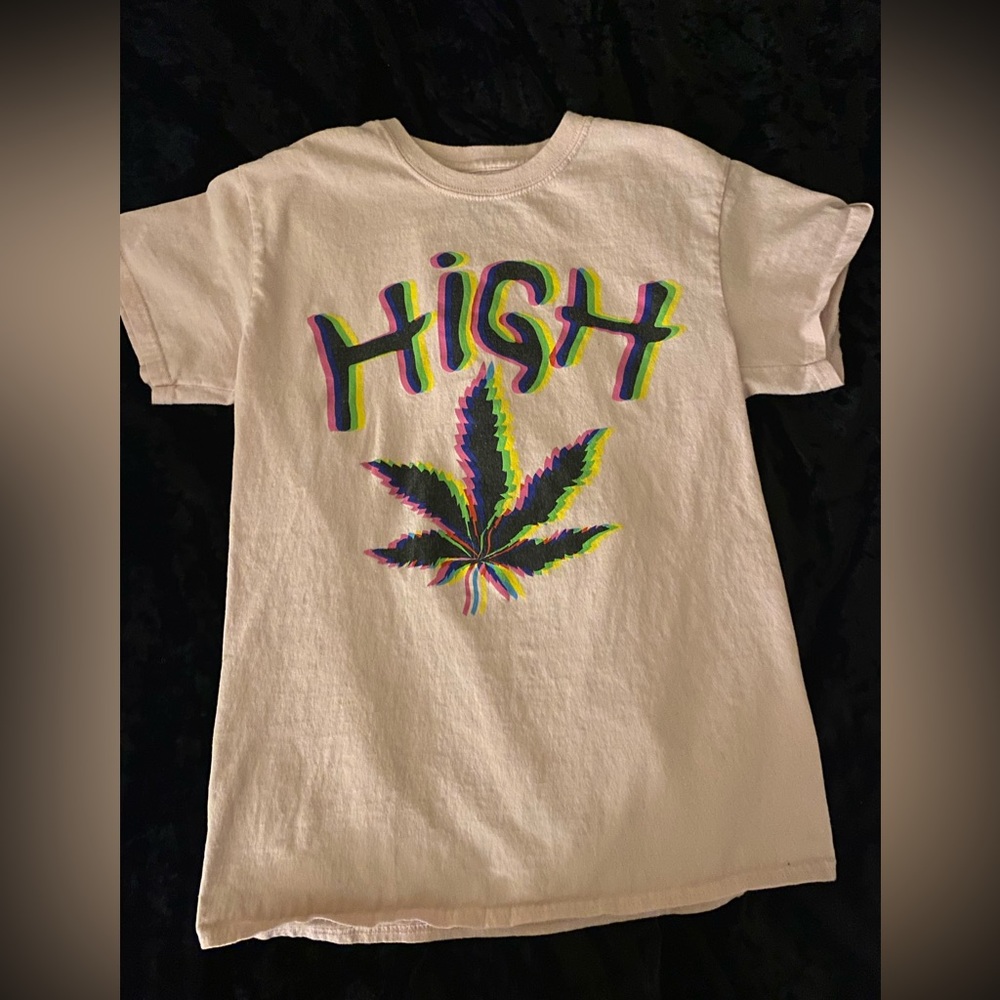 Weed Leaf High T-shirt